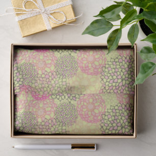 Modern Trendy Floral Pattern Tissue Paper