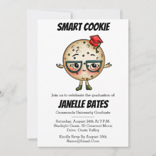 modern trendy funny graduation invitations