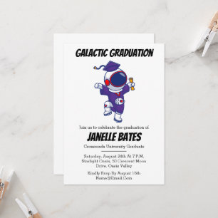 modern trendy funny graduation invitations
