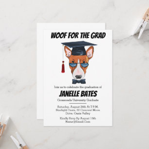 modern trendy funny graduation invitations