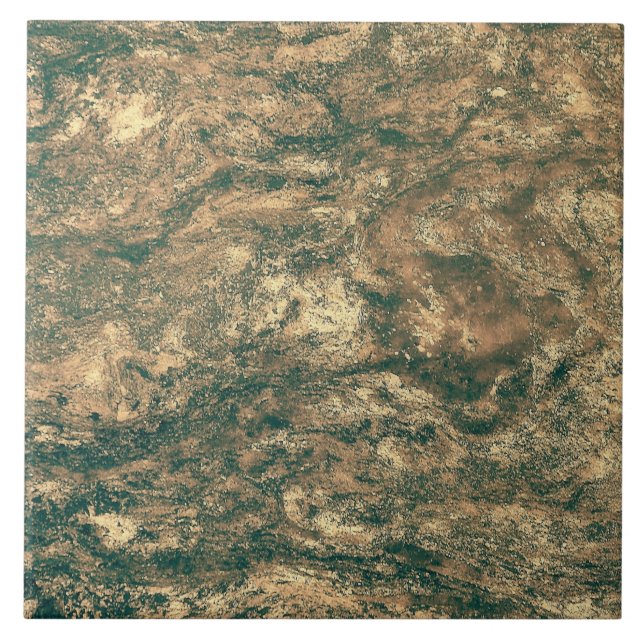 Modern Trendy Gold Bronze Marble Ceramic Tile (Front)