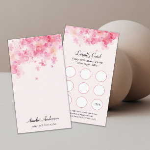 Modern Trendy Holographic Gradient Minimal Loyalty Card