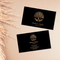 modern trendy life coach tree of life gold yoga b