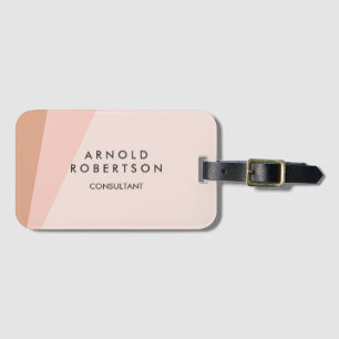 Modern Trendy Minimalist Luggage Tag
