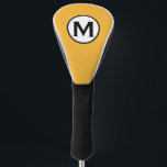 Modern Trendy Mustard Yellow Golf Head Cover<br><div class="desc">Modern Trendy Monogrammed Mustard Yellow  Golf Head Covers Minimalist Monogram Initial Emblem. Perfect as father's day gifts for dad,  gifts for grandfather,  husband and more.</div>