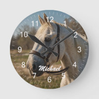 Modern Trendy Personalised Photo Horse Lover