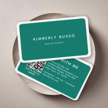 Modern, Trendy, QR Code, Salon