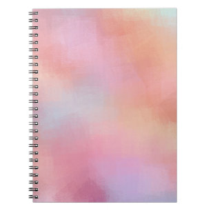 Modern Trendy Red Pink Yellow Blue Purple Green Notebook