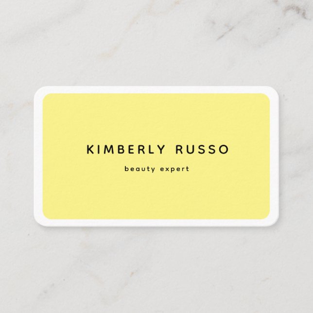 Modern, Trendy, Salon Appointment Card (Front)
