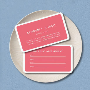 Modern, Trendy, Salon Appointment Card