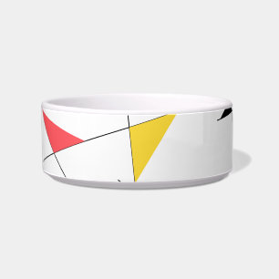 Modern, trendy, simple, fun geometric graphic bowl