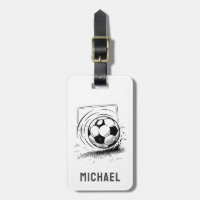 Modern Trendy Soccer Ball Football Personalised