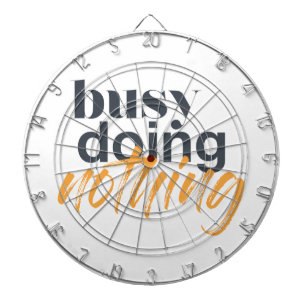 Modern, trendy, urban design of Busy Doing Nothing Dartboard