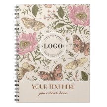 Modern Trendy Wildflower Botanical Floral Monogram
