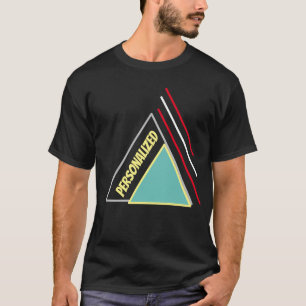 Modern Triangle Design Personalise Unisex Stylish  T-Shirt