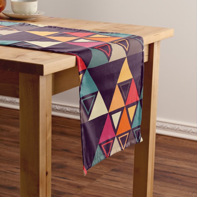 Modern Triangle Quilts Medium Table Runner (In Situ)