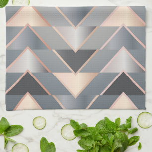 Modern Triangles Tea Towel