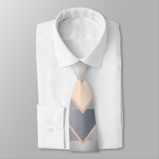 Modern Triangles Tie (Tied)