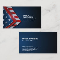 Modern Triangles USA Flag | Insignia | Dark Blue