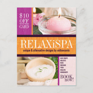 Modern Tribal :02 Photo template Business Postcard