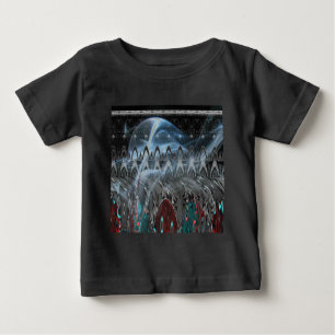 Modern Tribal Edgy design. Baby T-Shirt