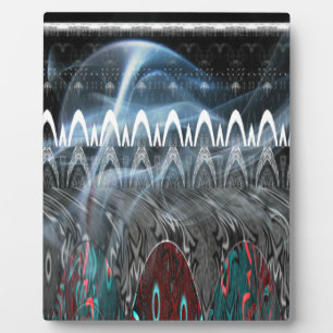 Modern Tribal Edgy design. Plaque