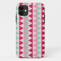 Modern tribal geometric pattern triangle print