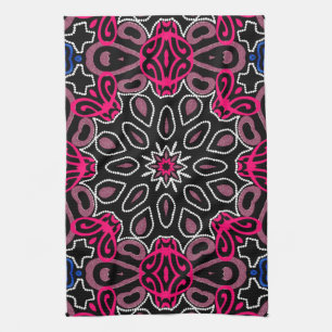 Modern Tribal Pattern Door Banner Tea Towel