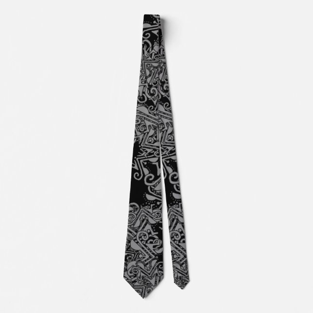 Modern Tribalism Elegance Print Tie (Front)