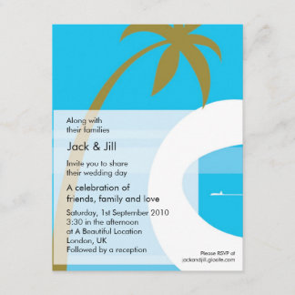Modern Tropical 4.25x5.25 Invitation