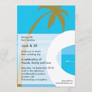 Modern Tropical 5x7 Invitation