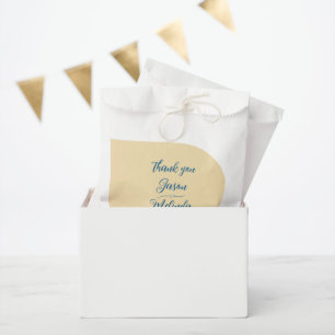 Modern Tropical Beach Coastal Wedding Favour Bag
