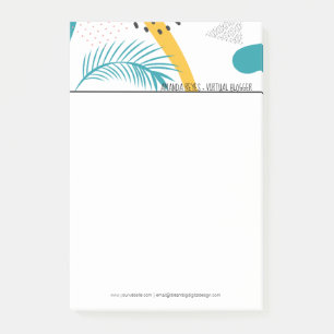 Modern Tropical Collage Post-it Notes