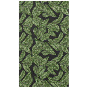 Modern Tropical Leaf Palm Plant Print Tablecloth