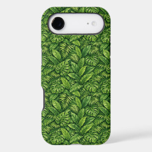 Modern Tropical Leaves Seamless Pattern