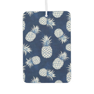 Modern Tropical Pineapple Watercolor Car Air Freshener