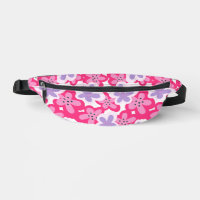 Modern Tropical Pink Floral Pattern