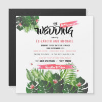Modern Tropical Wedding  Festival  Event