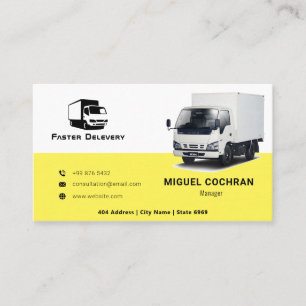 Modern Trucking Business   yellow Card