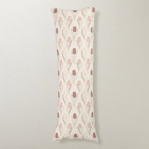 Modern Tulip Floral Pattern Body Cushion