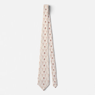Modern Tulip Floral Pattern Tie