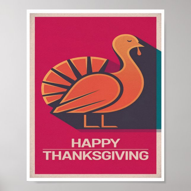 Modern Turkey Art Poster (Front)