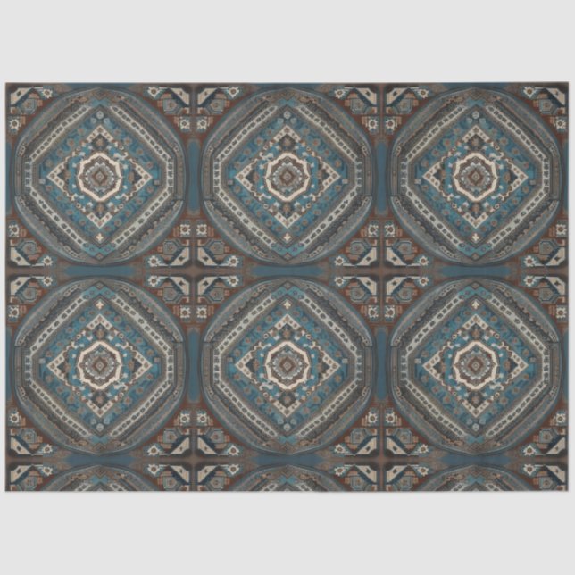 Modern Turkish Beautiful Old Pattern Collection Tissue Paper (Front)