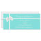 Modern Turquoise Bridal Shower Box with Bow