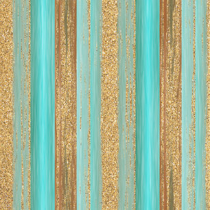 Turquoise Gold Shower Curtains Zazzle Com Au