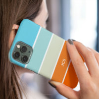 Modern Turquoise Orange Green Colour Block