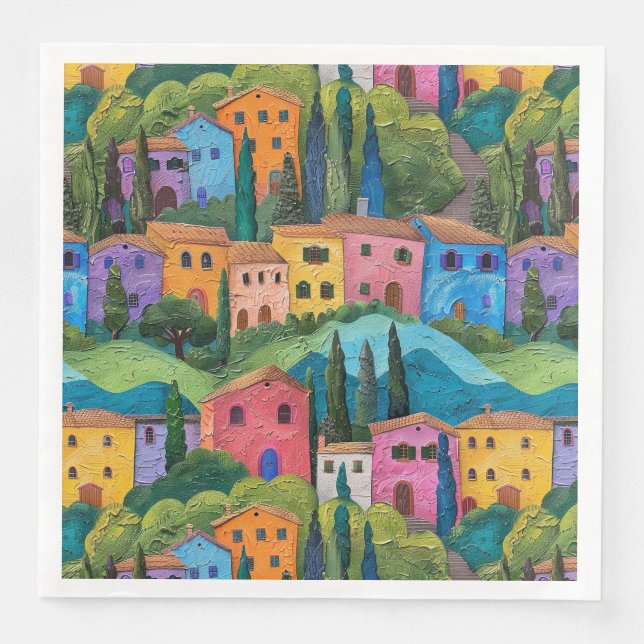 Modern Tuscany pattern Napkin (Front)