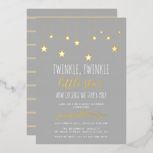 Modern Twinkle Little Star Baby Shower