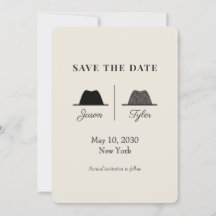 Modern Two Grooms Gay Wedding