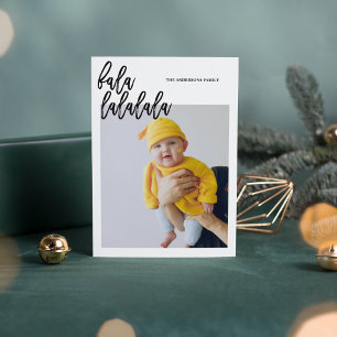 Modern Two  Photo And Falalalal   Happy Holydays